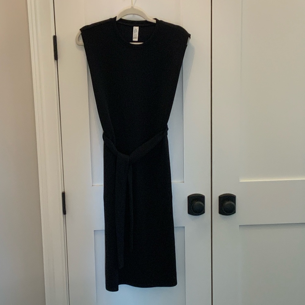 SPANX Black Aire Sleeveless Tank Midi Dress Size Medium